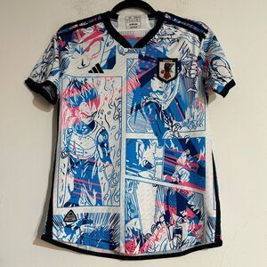 Adidas Japan DBZ Dragon Ball Z 2023 Comic Jersey Size 30 Logo